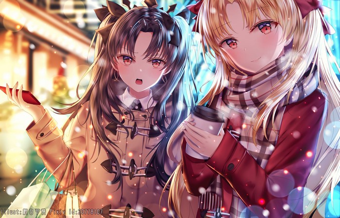 Ishtar and Ereshkigal in Fate/Grand Order Scene