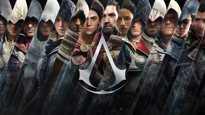 Assassins Creed characters montage 4K