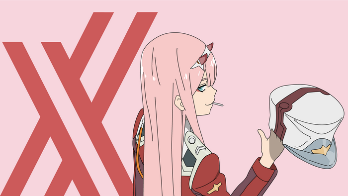 Zero Two from Darling in the FranXX