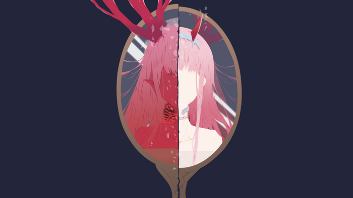 4K Zero Two from Darling in the FranXX
