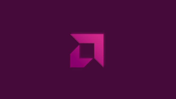 AMD logo minimalism 4K