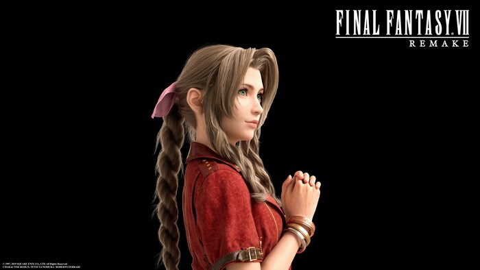 4K Aerith Gainsborough from Final Fantasy VII: Remake