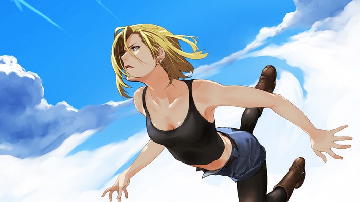 Android 18 from Dragon Ball Z fan art