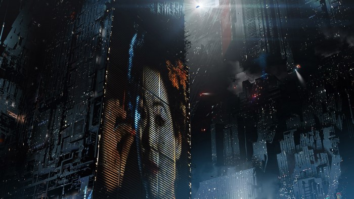 4K Futuristic Cyberpunk Cityscape