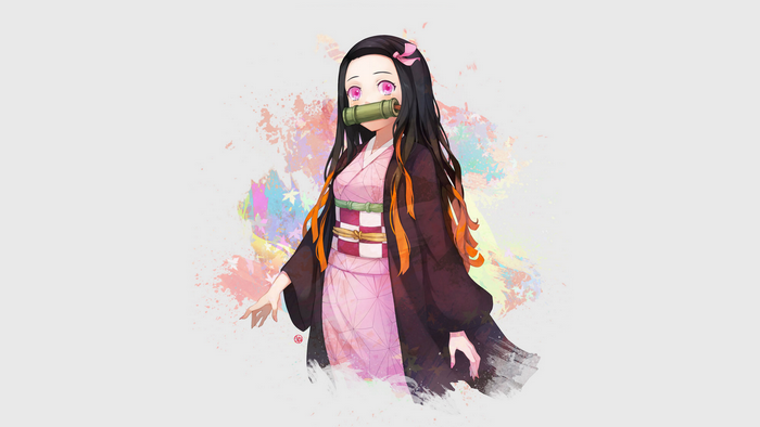 Kamado Nezuko Digital Art Illustration