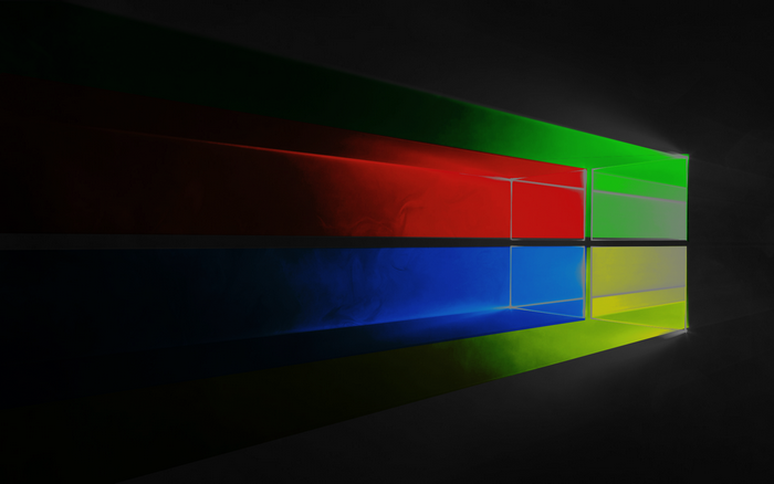 Windows 10 Microsoft logo abstract colorful