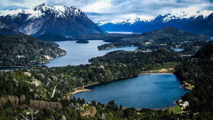 Lake Nahuel Huapi landscape in Patagonia