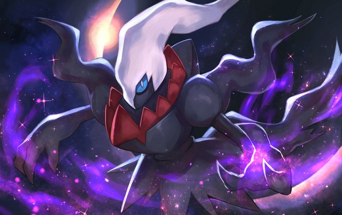 Darkrai from Pokémon digital art