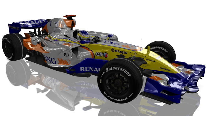 Renault R35 Formula 1 race car by ING