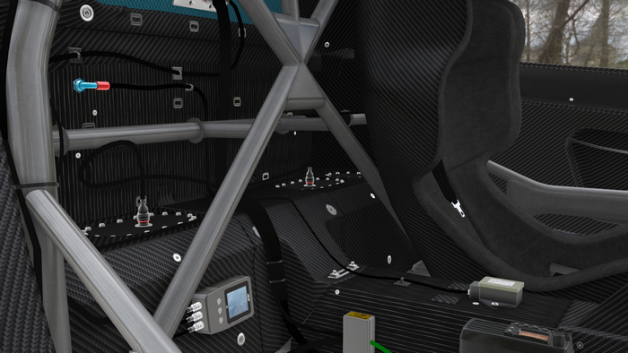 Lamborghini Asterion cockpit in Assetto Corsa