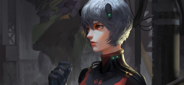 Ayanami Rei from Neon Genesis Evangelion