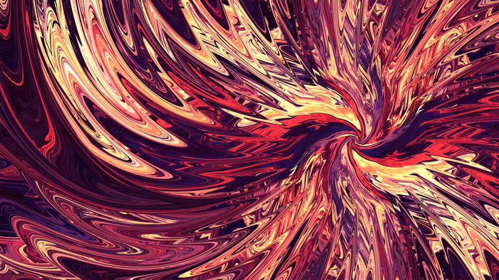 4K abstract red digital art swirl