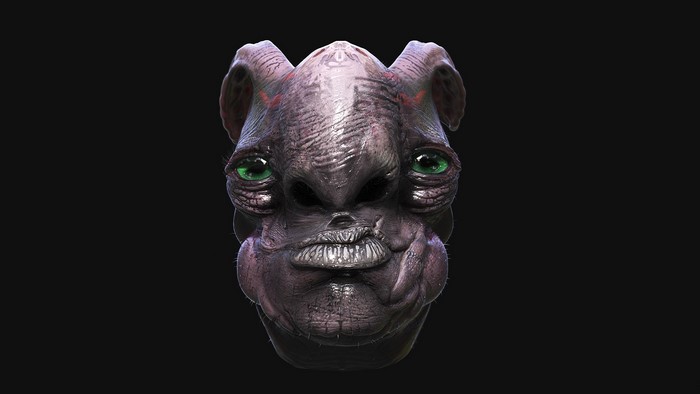 Render of a strange alien creature