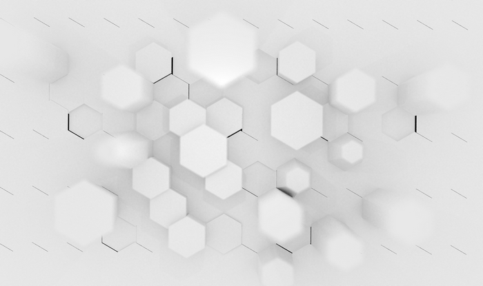 Abstract 3D Hexagons