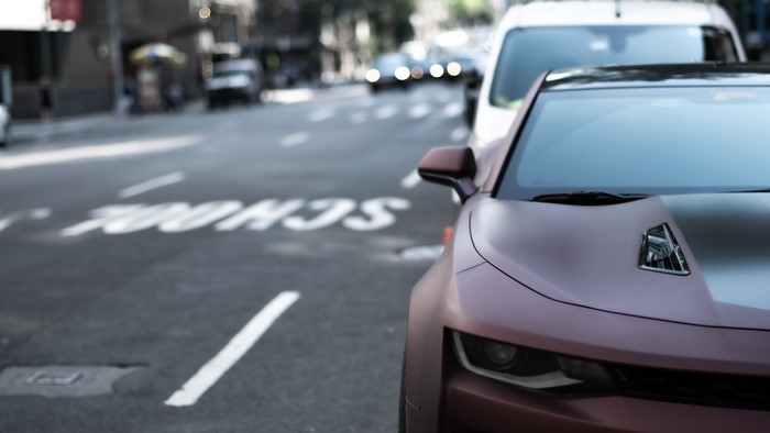 4K Chevrolet Camaro on a City Street