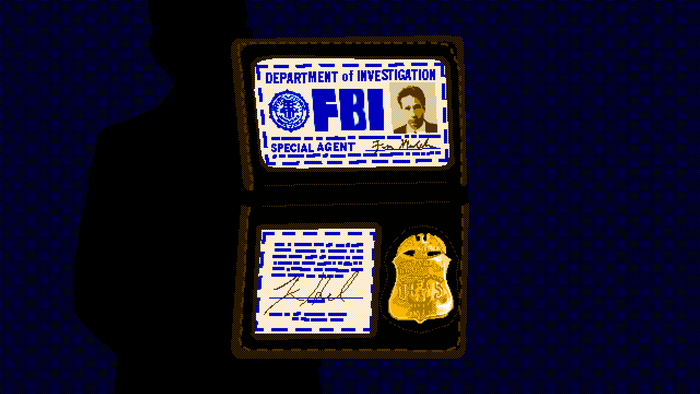 Fox Mulder FBI Special Agent Badge