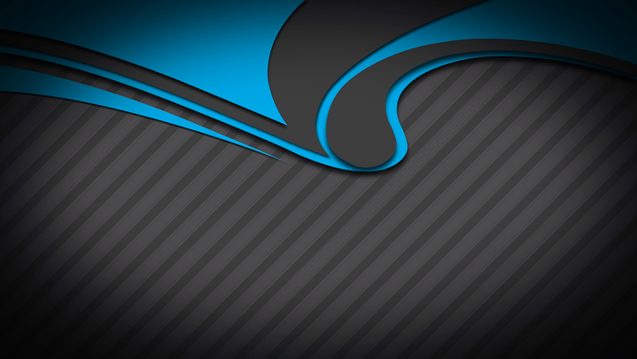 Abstract Cyan and Black Diagonal Stripes Texture