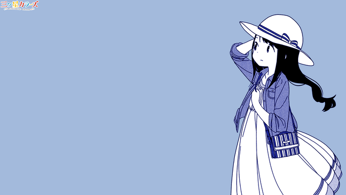 Anime girl with hat from Mitsuboshi Colors