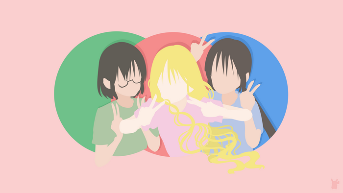 4K Asobi Asobase Anime Girls