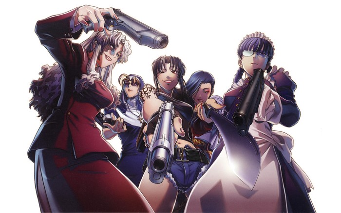 Group of women with guns from Black Lagoon