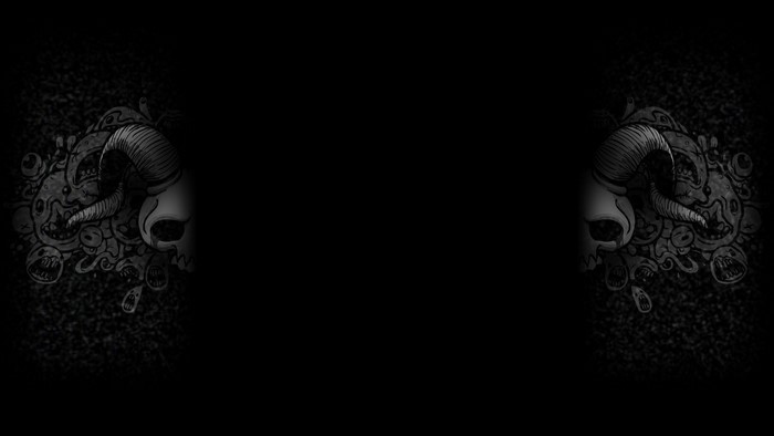 The Binding of Isaac Skull with Horns Artwork