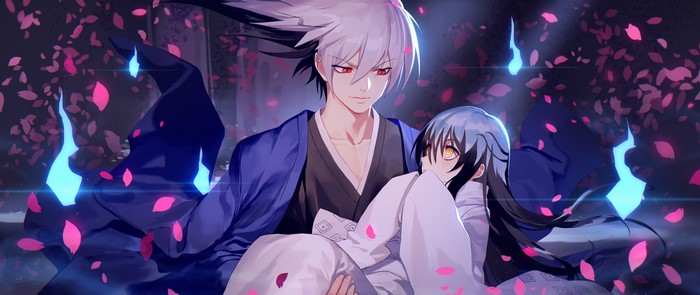 4K Nurarihyon no Mago Nura Rikuo with companion