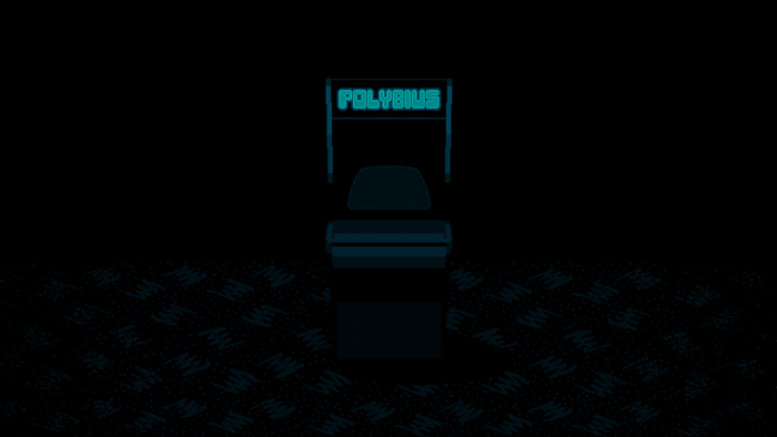 Polybius arcade machine artwork