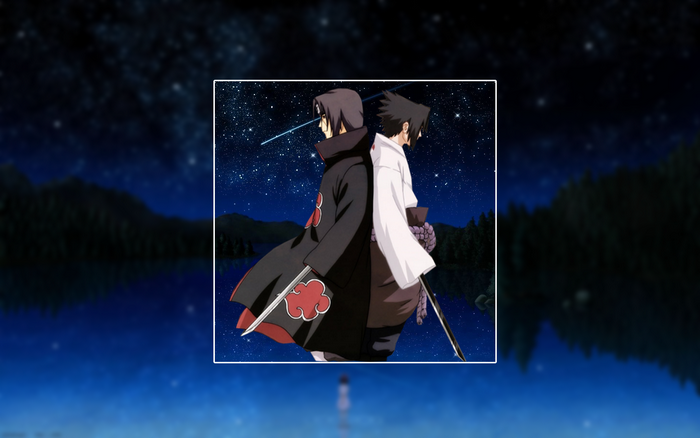 Itachi and Sasuke Uchiha from Naruto