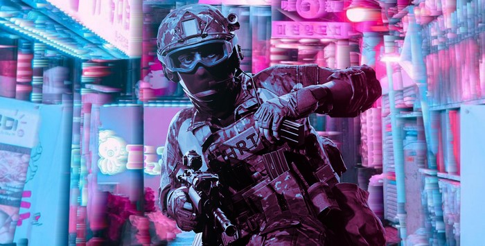 Soldier from Ready or Not with M4 rifle