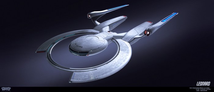 Star Trek Leonard spaceship digital art