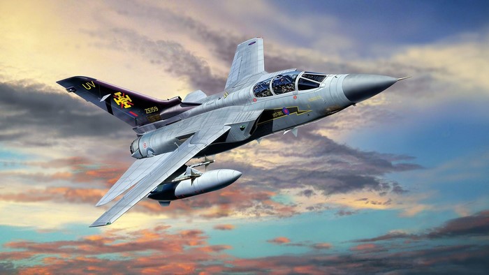 Royal Air Force Tornado fighter jet in flight