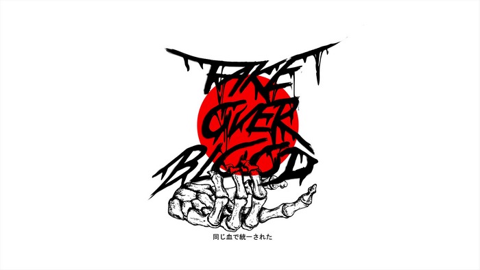 Take Over Blood logo with skeleton hand