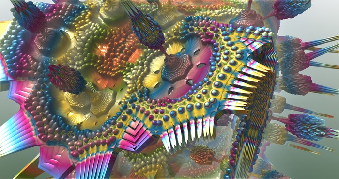 3D fractal generated with Mandelbulber