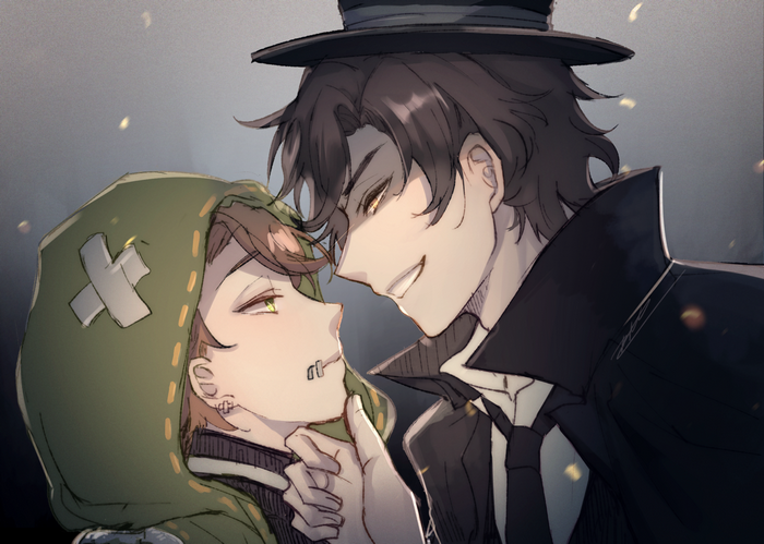Naib Subedar and Curly-Haired Man from Identity V