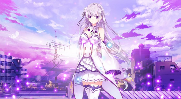 Emilia from Re:Zero Kara Hajimeru Isekai Seikatsu