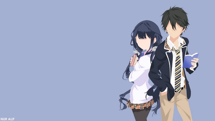 Masamune Makabe and Adagaki Aki from Masamune-kun no Revenge