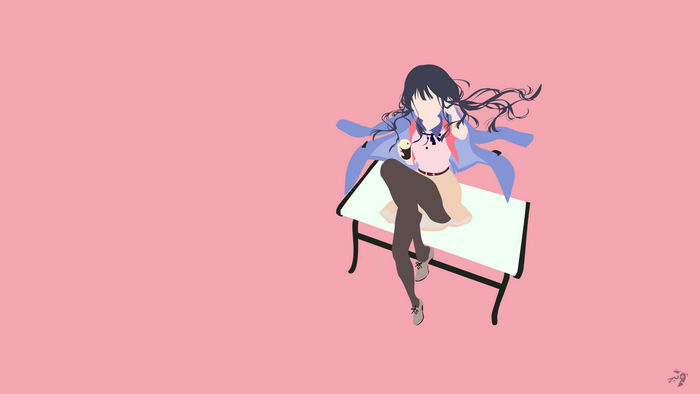 Masamune-kun no Revenge, Adagaki Aki, pink background, anime, anime ...