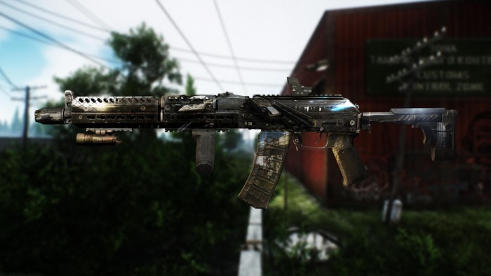 4K AK-74 rifle from Escape from Tarkov