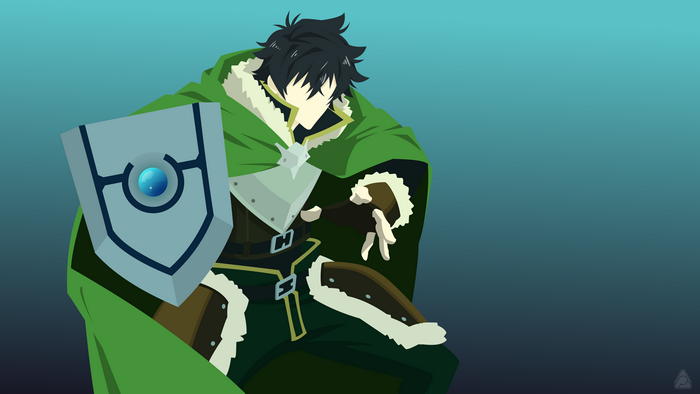 Iwatani Naofumi from Tate no Yuusha no Nariagari with Shield