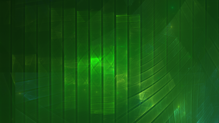 Abstract green fractal patterns