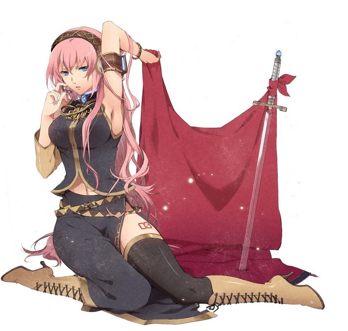 Megurine Luka from Vocaloid by Murakami Yuichi