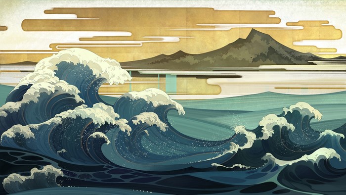 The Great Wave off Kanagawa Japanese Artwork