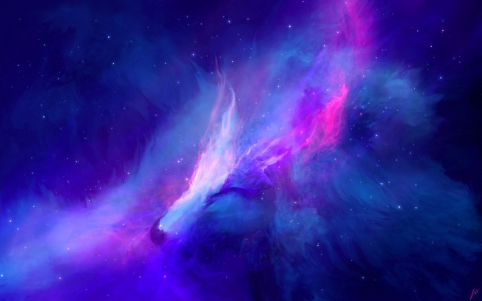 Nebula in Deep Space Digital Art