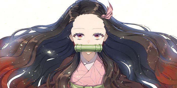 Kamado Nezuko Digital Art Portrait