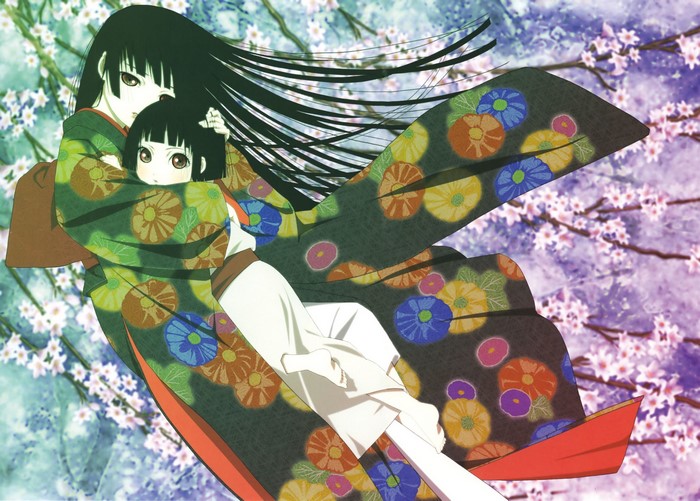 Enma Ai and child from Jigoku Shoujo