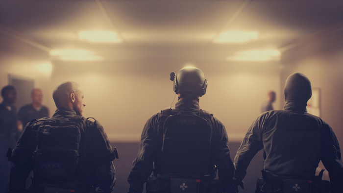 SWAT officers from Ready or Not