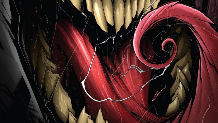 Venom from Marvel Comics close-up