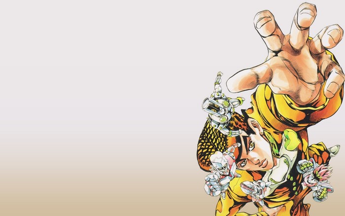 Josuke Higashikata from JoJo's Bizarre Adventure