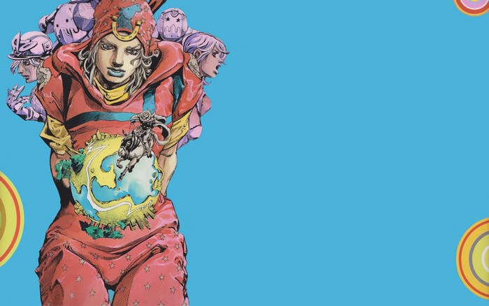Gyro Zeppeli and Johnny Joestar from Steel Ball Run