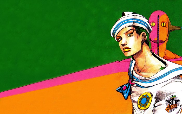 Josuke Higashikata from JoJo's Bizarre Adventure
